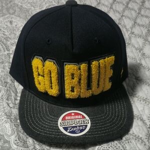 Black and Yellow Snapback Hat